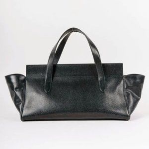 Alaïa Black Pebbled Leather Tote